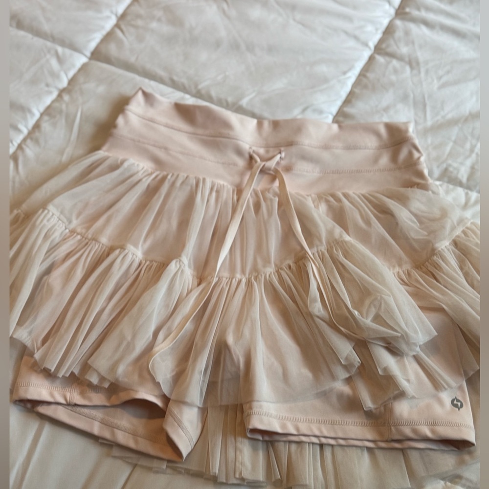 Popflex pale pink pirouette skort
